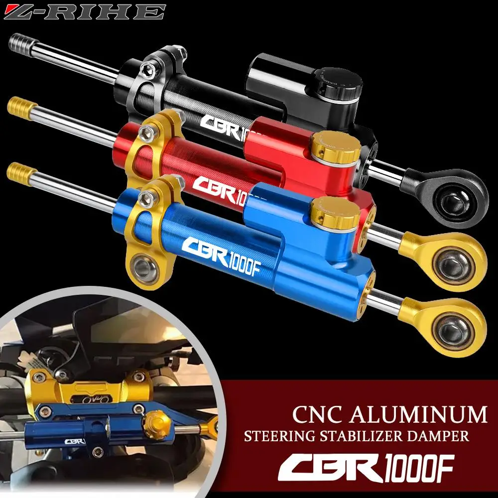 

Universal Motorcycle Aluminum Adjustable Steering Damper Stabilizer For Honda CBR1000F CBR 1000F 2010-2022 2021 2020 2019 2018