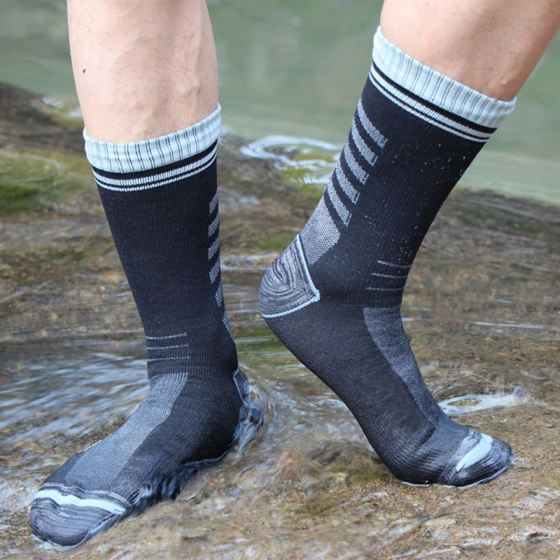 

Waterproof Socks Breathable Outdoor Waterproof Hiking Wading Camping Winter Skiing Sock Riding Snow Warm Waterproof Socks