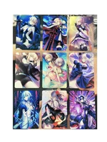 9pcsset acg beauty fgo fategrand order doujin no 4 refraction sexy girls hobby collectibles game anime collection cards