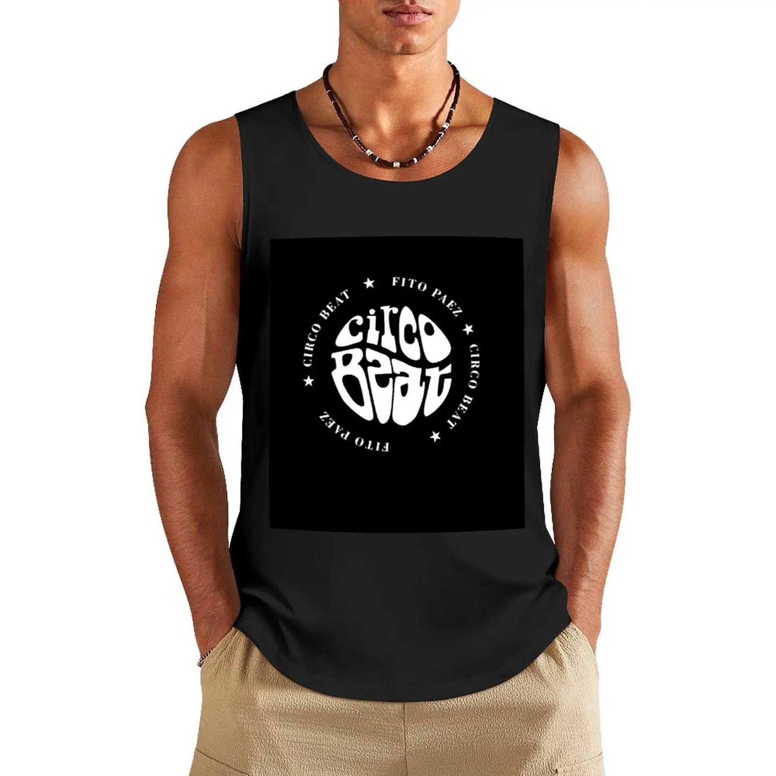 Circo Beat - Fito Paez Tank Top футболки мужская майка для мужчин