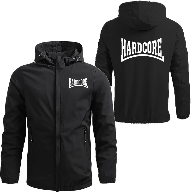 Куртка мужская уличная с капюшоном водонепроницаемая Толстовка Оверсайз