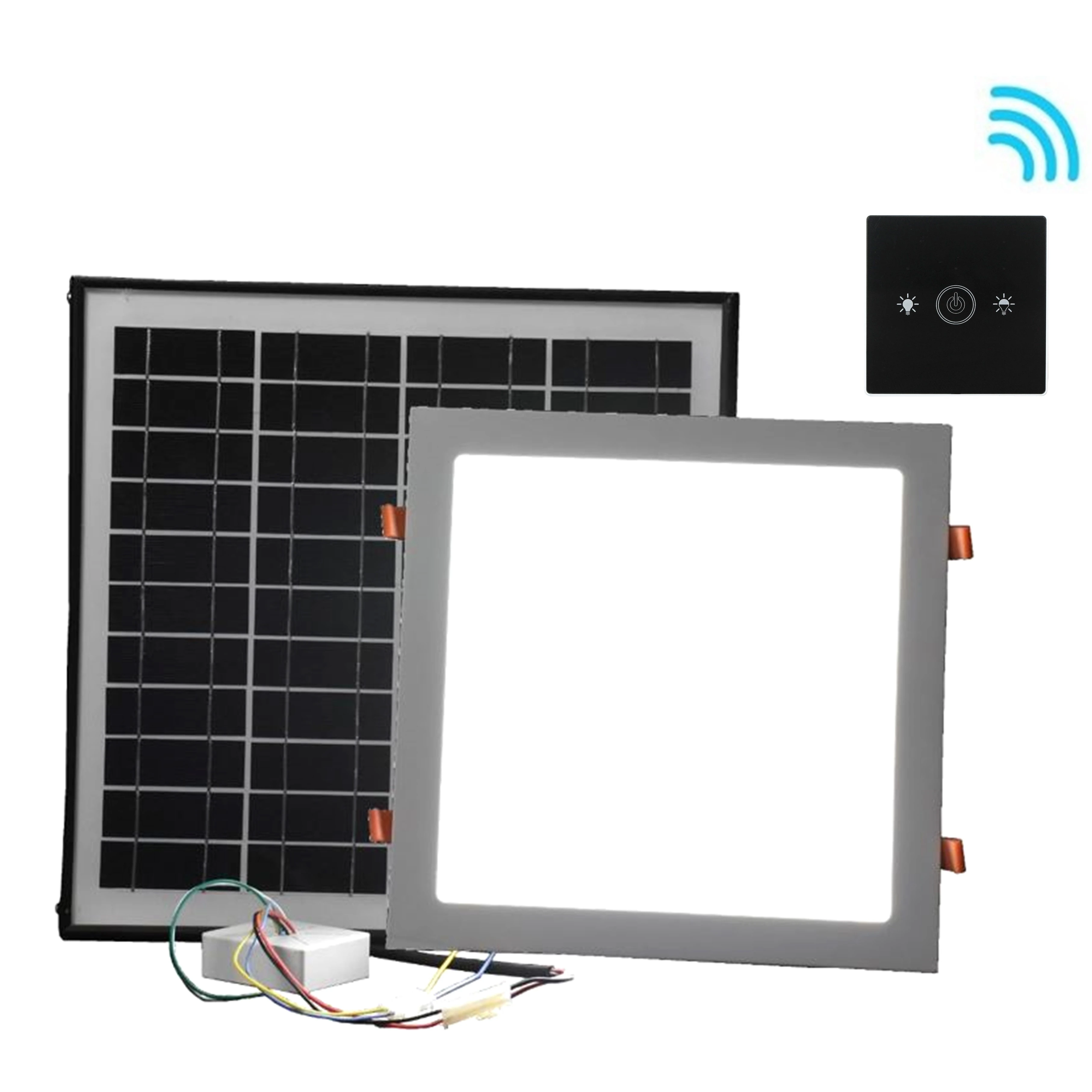 

Remote Controllable Shaftless Skylight Roof Window Solar Panel Battery Day Night Lights Led Kit Indoor