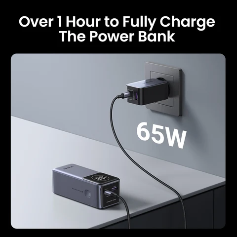 UGREEN Nexode Mini 100 Вт 12000 мАч Power Bank 20000 мАч Портативный внешний аккумулятор PD PowerBank для iPhone 17 pro 16 Быстрая зарядка