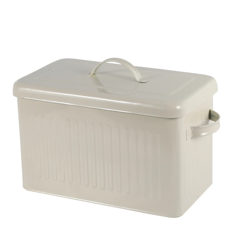 Металлическая коробка для хранения 8 л органайзер риса кухни ванной офиса