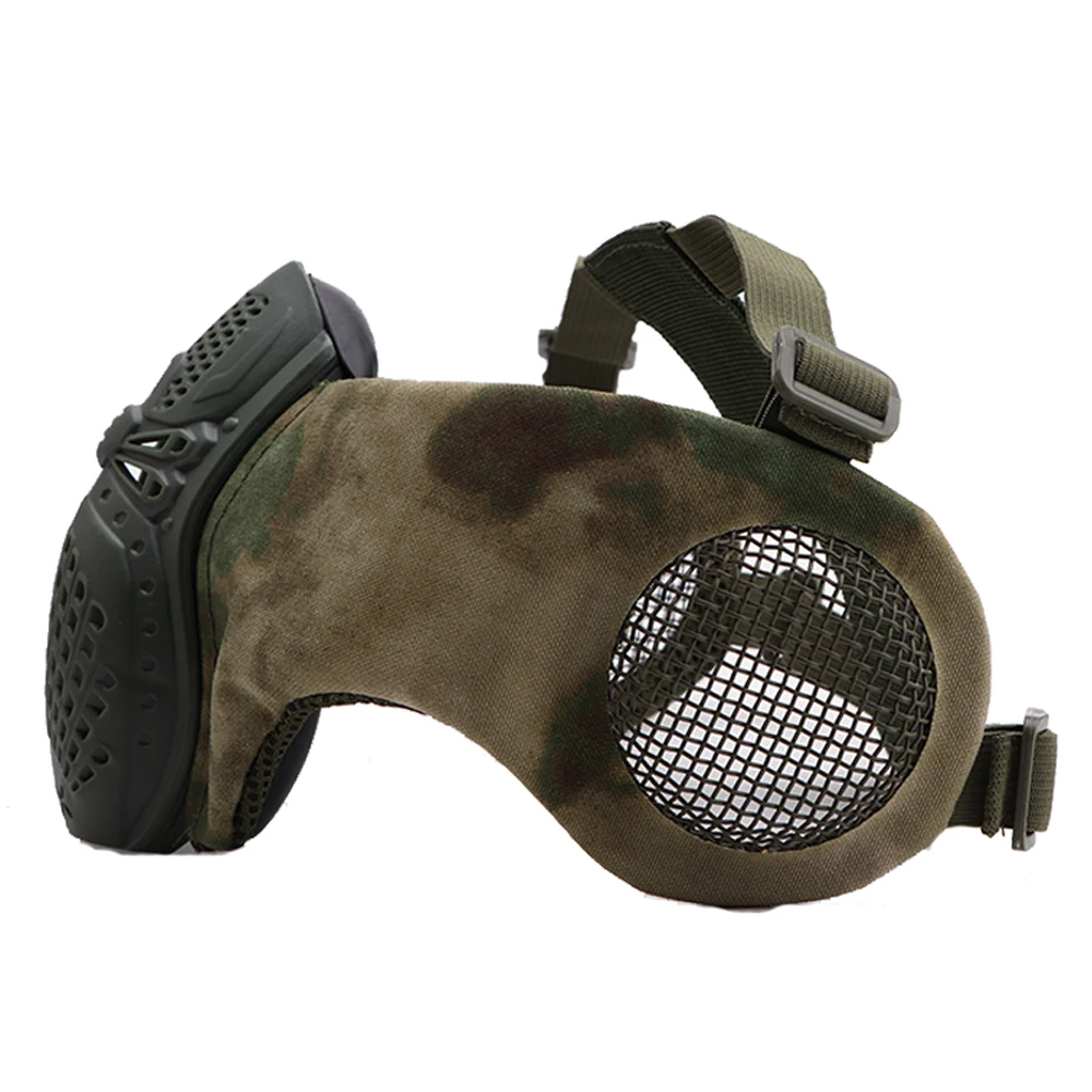 Маска паука на Хэллоуин защита ушей Забавная полумаска Праздничные и спортивные