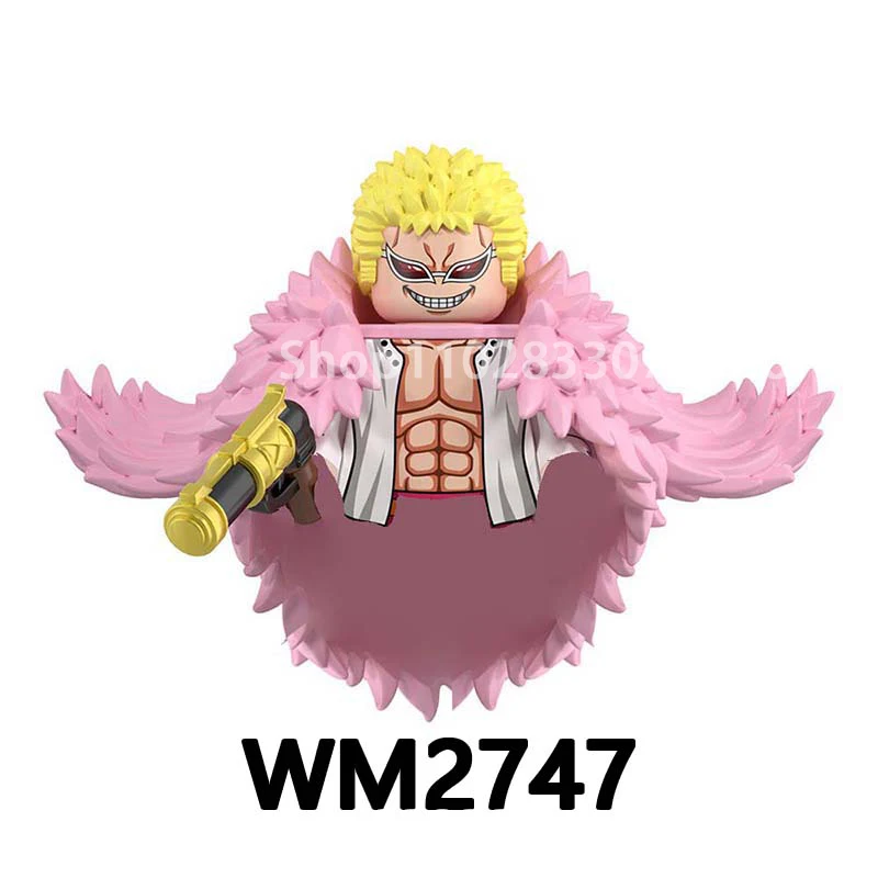 Аниме мультфильм фигурки модели WM6187 WM6188 WM6189 WM6190 X0353 Сборка строительные блоки