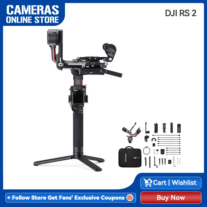 Оригинальная усовершенствованная камера DJI RS 2 карданный шарнир конструкция из