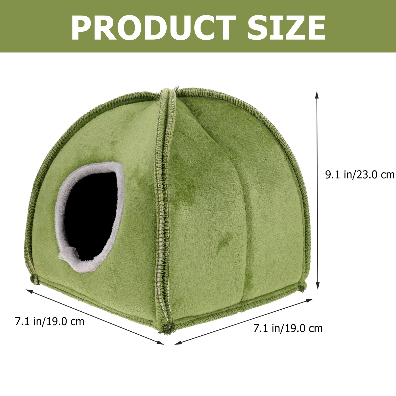 

Hamster Bed House Warm Sleeping Winter Chinchilla Guinea Hideout Hut Tent Resistant Wear Rabbit Mice Pet Pets Squirrel Bunny