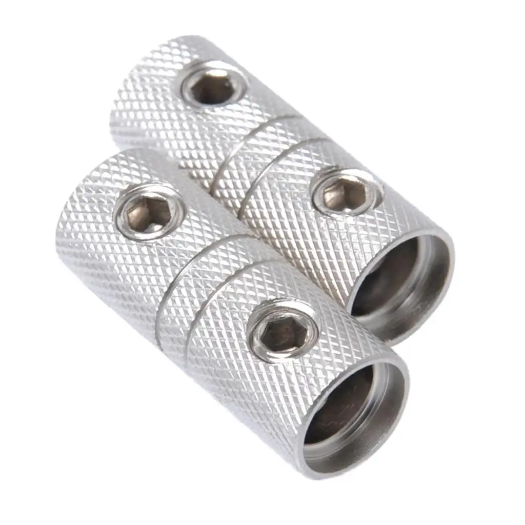 

2x 2 Pieces 4 AWG Speaker Cable Coupler Head Connector Screw for Terminal