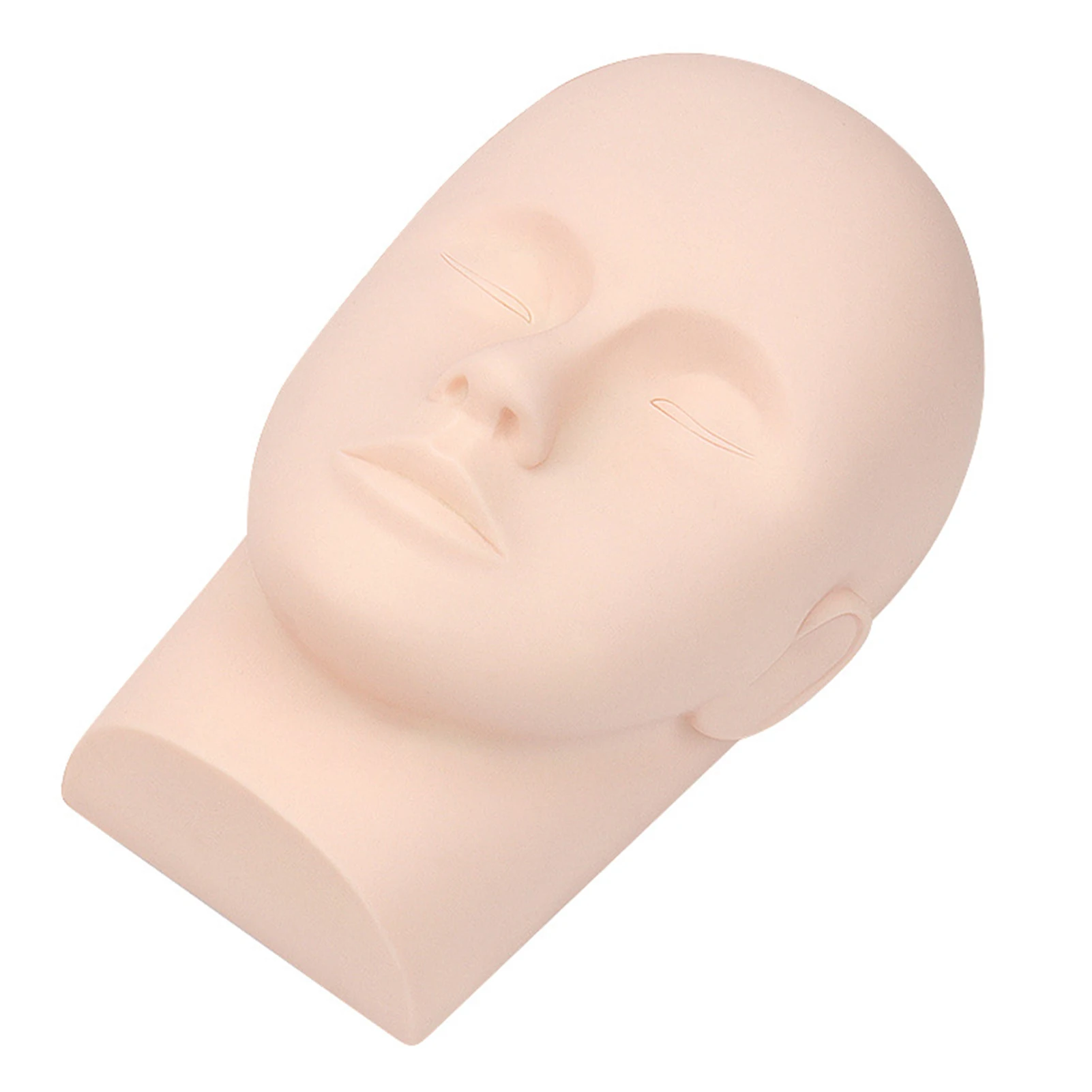 

Makeup Practice Skin Head Soft-Touch Rubber Practice Head Facial Skin for Beginners and Artists