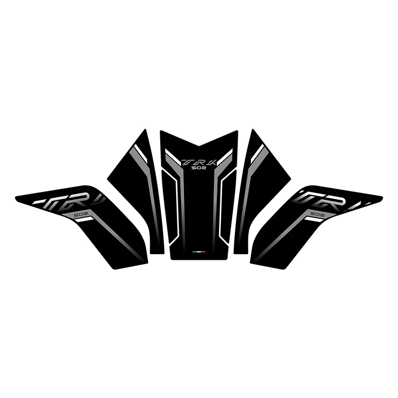 

Для Benelli TRK 502-502X наклейки для защиты области топливного бака, комплекты аксессуаров для мотоциклов, украшения, 3 м, задний клей, ремонт наклейки