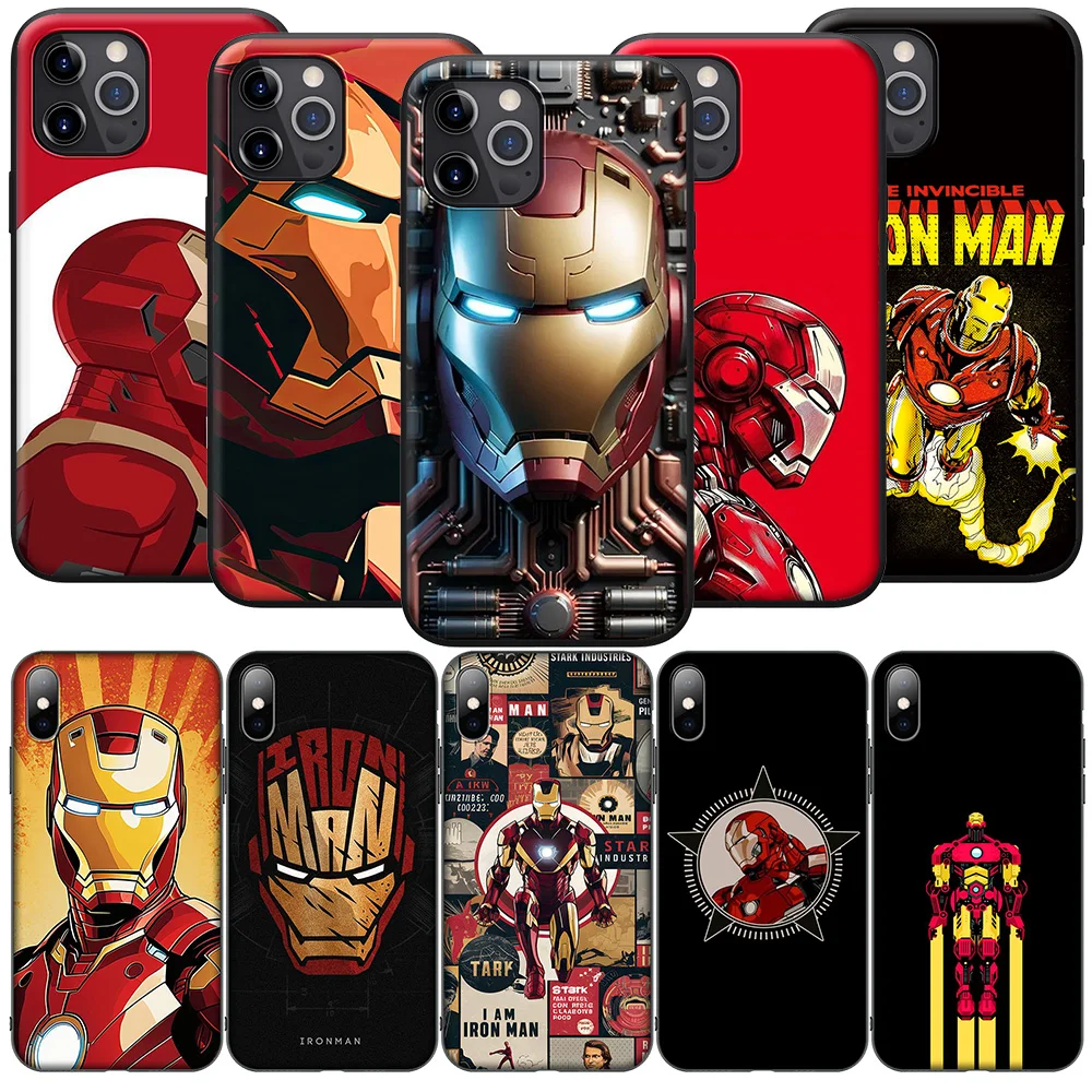 FL114 Marvel Iron Man Case for Samsung Galaxy A01 A02 A03 A03S A10 A10S A20S A30 A30S A50 A50S A70 M02 M21 M31 M51
