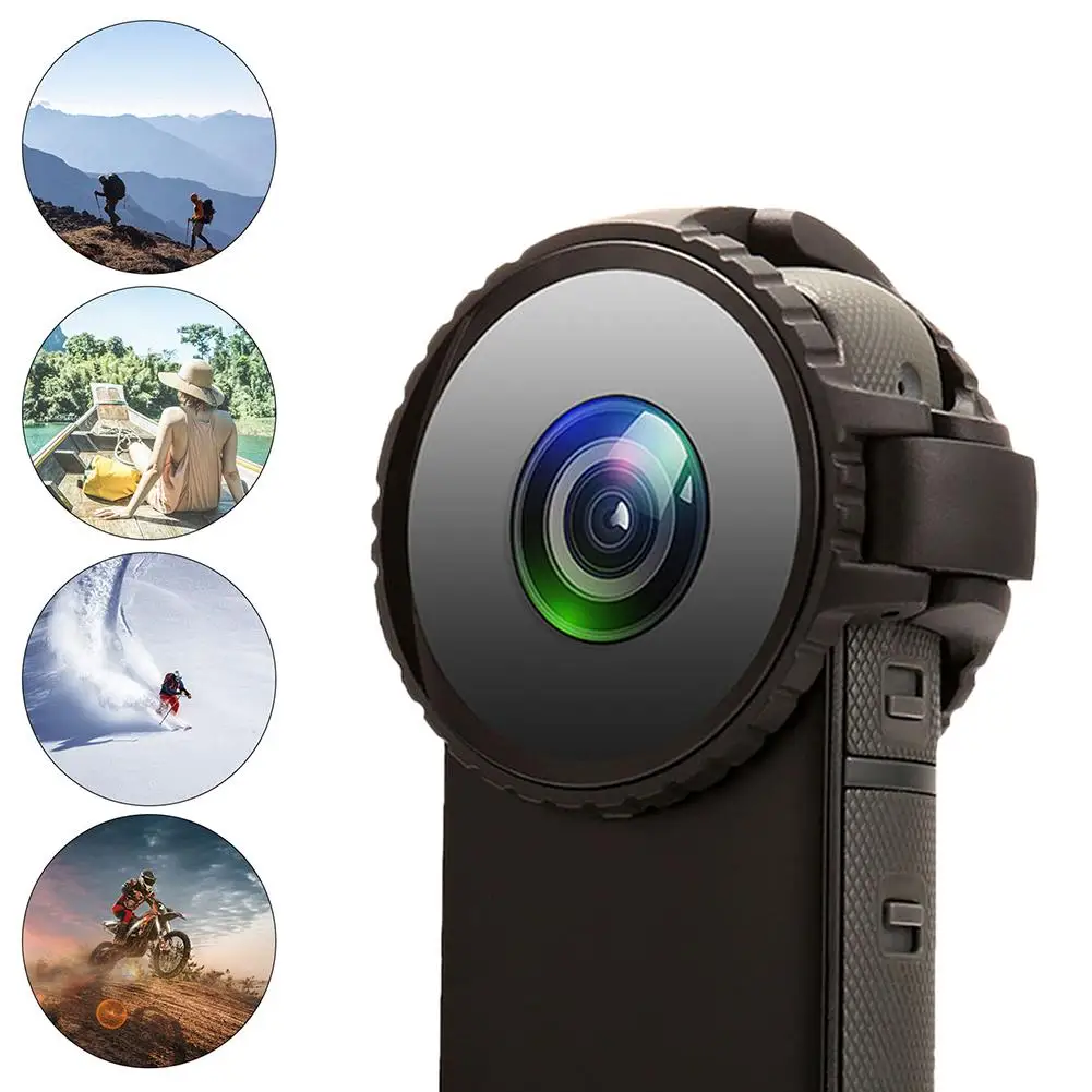 

Lens Guard Protector Shell 10m Waterproof Lens Cap Frame Anti-scratch Accessoriesncompatible For Insta360one X2 Panoramic Camera