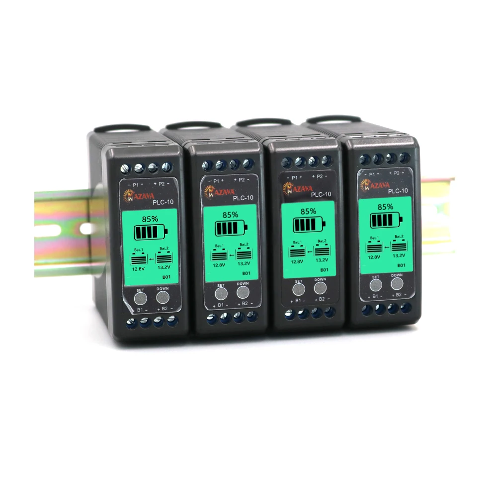

4pcs PLC-10 Battery Equalizer Lead-acid Batteris 12V x 8pcs 96V LiFePO4 Li Li-ion lithium Series V LCD Volatge Power Meter