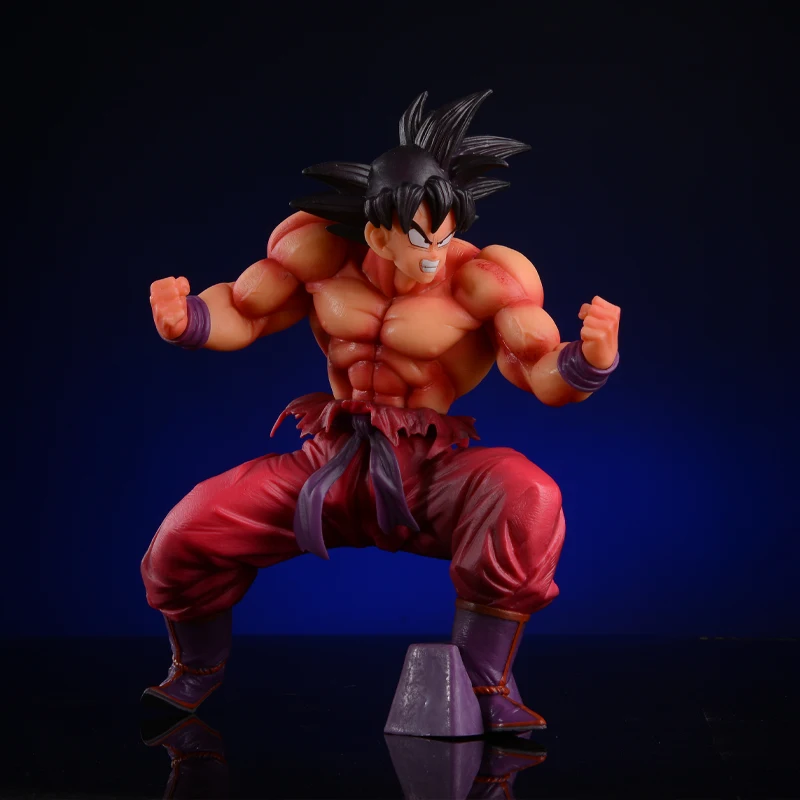 

New Dragon Ball Z Son Goku Figure Kaioken Kakarot 18cm Anime Action Figurine Pvc Statue Model Decoration Ornaments Toys Kids Gif