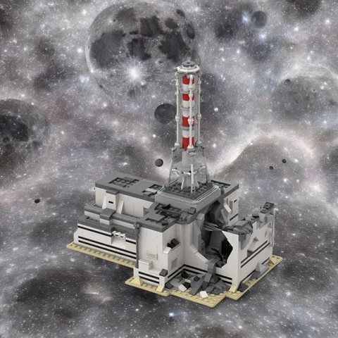 Большой исторический диорама Мок набор строительных блоков 853 деталей