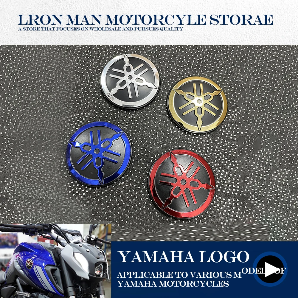 

Motorcycle Reflective 3D Emblem Fuel Tank Sticker For Yamaha YZF FZ1 R1 R3 R6 R25 XJR 1300 TMAX530 TMAX500 MT07 MT09 MT03 XMAX