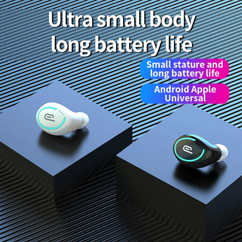 

I8 Stand-alone Stereo Mini Invisible Earphone With Microphone Sports Bluetooth Compatible Headset For All Smart Phones