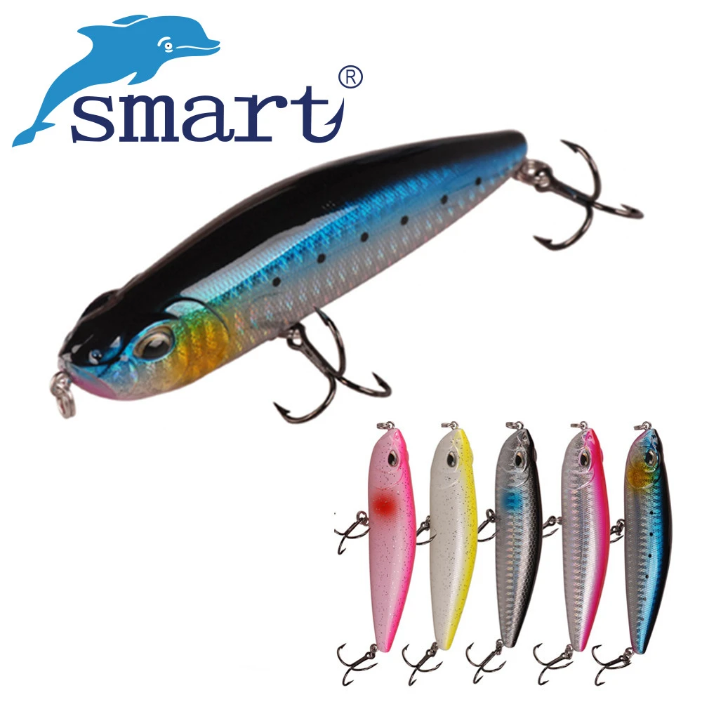 

Smart Floating Pencil Fishing Lures 105mm 22.41g Stickbait Topwater Surface Walk The Dog Hard Baits Wobblers for Bass Pike Pesca