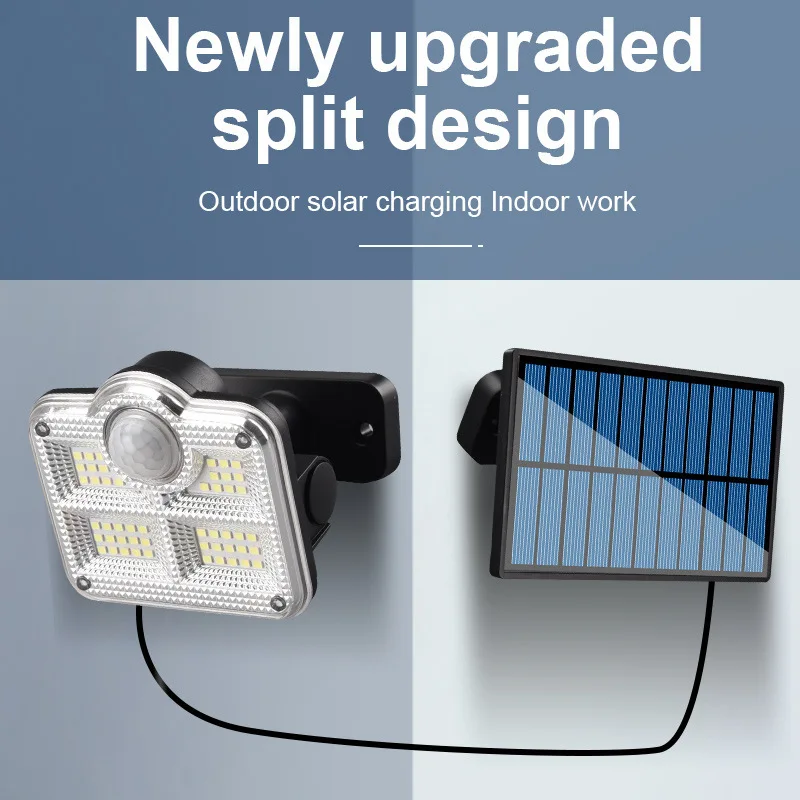 

Outdoor Solar Spotlights Adjustable Solar Panels Solar Led Light Outdoor Waterproof Wall Lighting for Garden Decoration Light