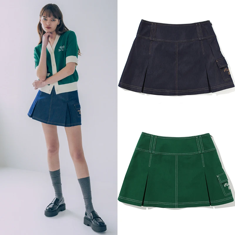 

Golf New Ladies Stretch Skirt Golf Women Dress Skirt Pleated Korean Clothing