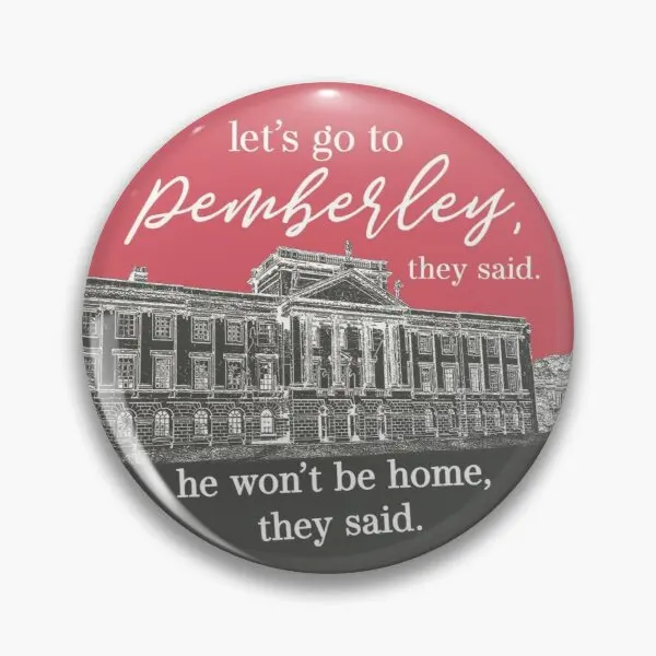 

Let Is Go To Pemberley, говорят, Настраиваемые мягкие пуговицы, булавка, воротник, Декор, Мультяшные Смешные ювелирные изделия, одежда, модный милый подарок