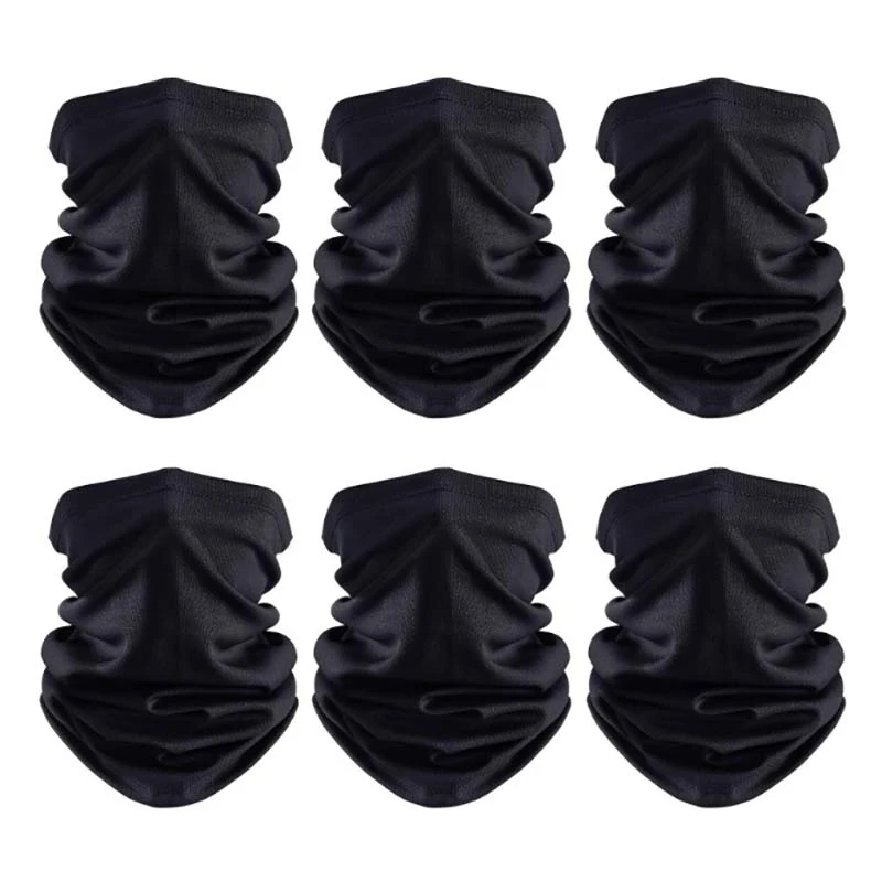 

6pcs Multi-functional Bandana Helmet Camping Halloween Neck Face Mask Paintball Ski Sport Headband Hiking Scarves Newest