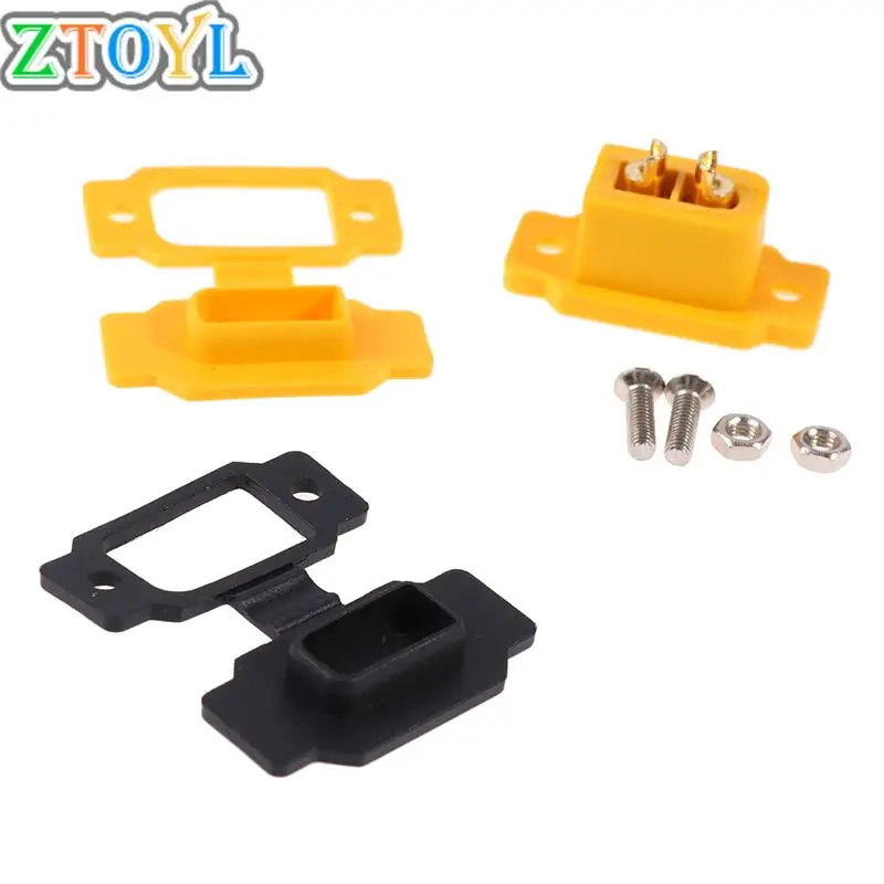

1PCS For XT60BE-F Brass Gold Plated Male Connector with Dust-proof Cover
