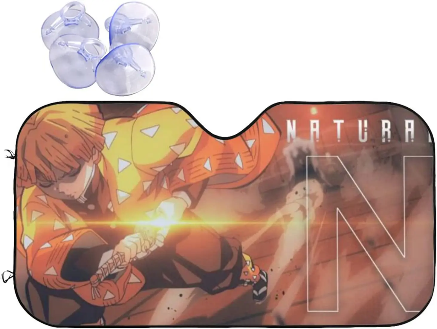 

Anime Demon Slayer Car Windshield Sunshades Sun Shade Blocks UV Rays Protector Keep Your Vehicle Cool Sun Shield Visor