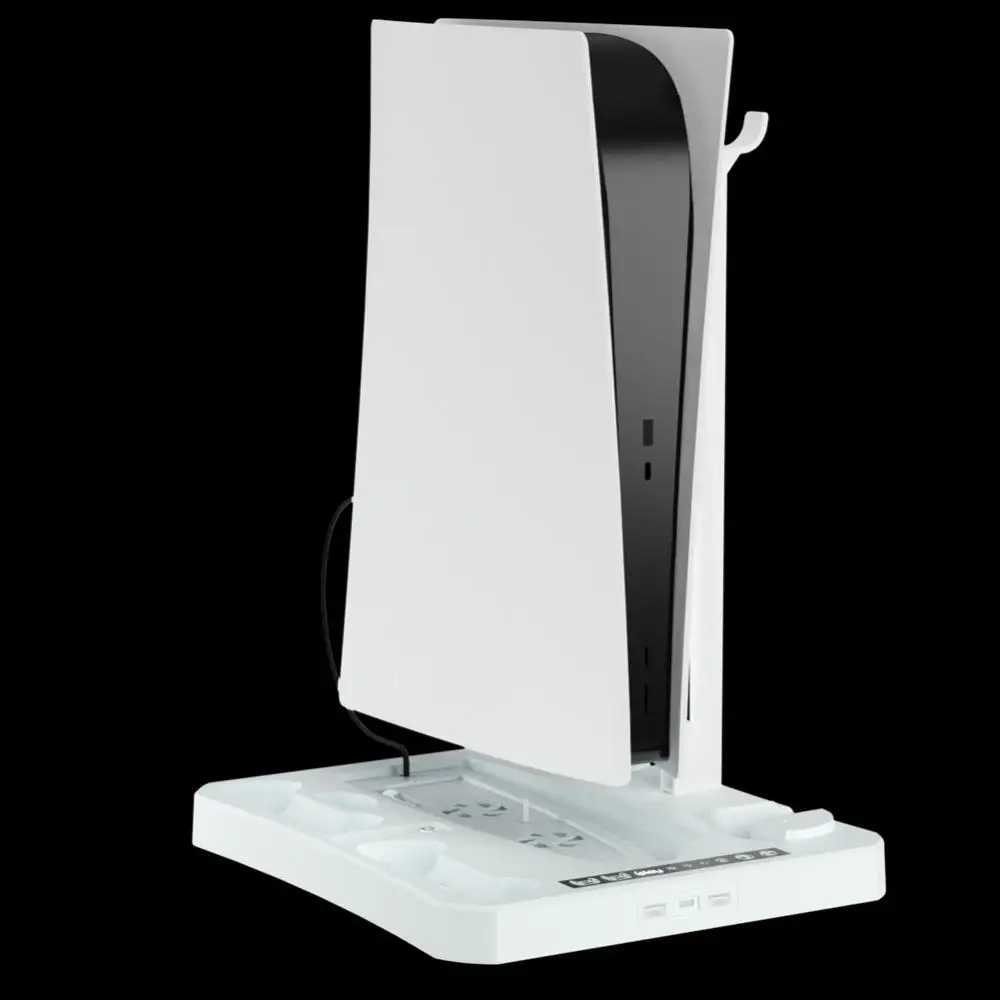 

2023 New PS5 Host Multi-function Cooling Base PSVR2/PS5 Handle Charging Stand Game Disc/helmet Storage Rack Desktop Storage