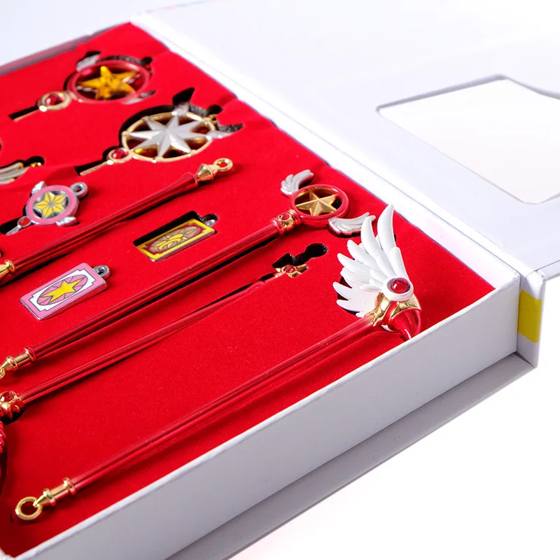 Ожерелье для косплея с картой Аниме Сакура Clow реквизит оружия волшебная палочка