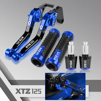 for yamaha xtz125 xtz 125 2014 2015 motorcycle aluminum adjustable brake clutch levers handlebar hand grips ends xt125