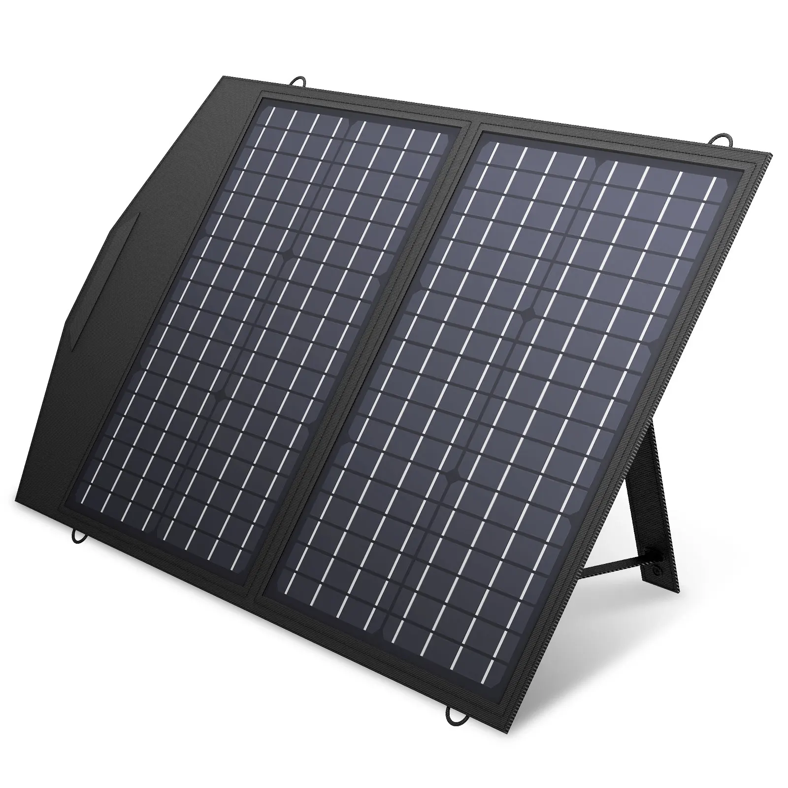 

60/100/120W Foldable Solar Panel,Portable Solar Charger for Most Solar Generator, Portable Power Station, Laptops,RV