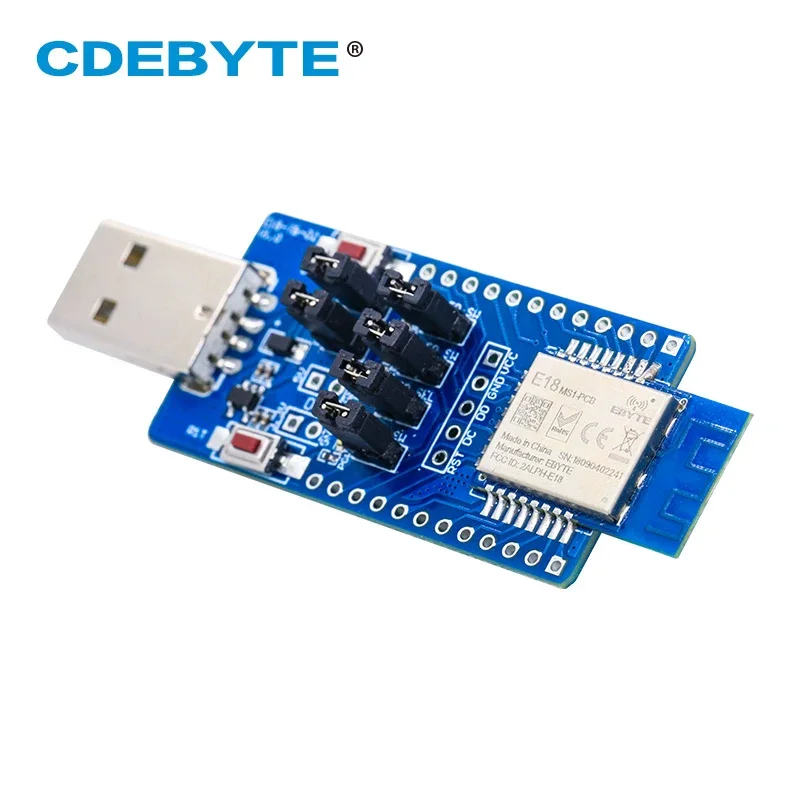 E18-TBL-01 CH340G USB-TTL Последовательный порт 4 дБм Тестовая плата Модуль UART ZigBee