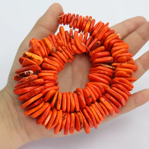 Бирюзовые бусины AIPIAODEGUAIGUAI 15 дюймов