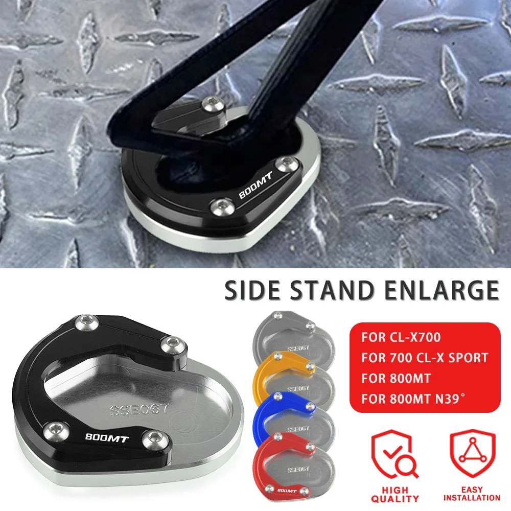 

Motorcycle Side Stand Enlarger Plate Kickstand Enlarge Extension For CFMOTO CF MOTO CL-X700 700 CL-X 800MT N39° 800 MT 2021-2023