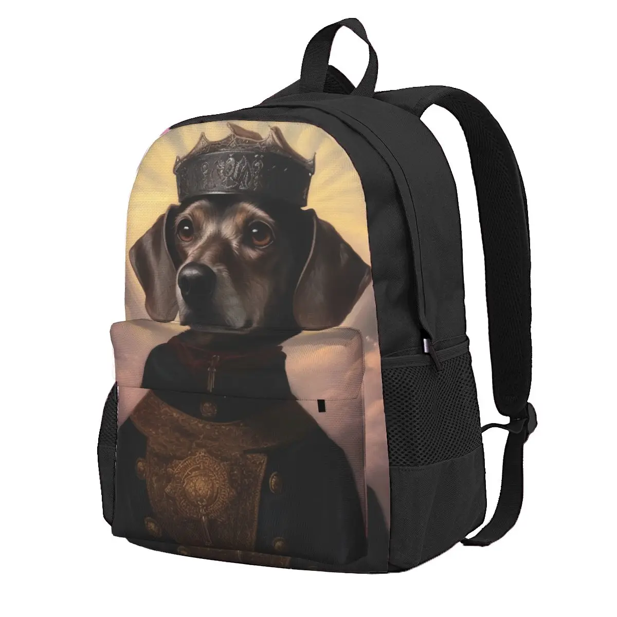 

Dog Backpack Mystic Gothic Teen Polyester University Backpacks Print Funny School Bags Rucksack