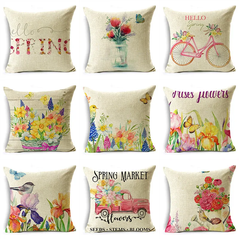Креативная Весенняя садовая наволочка MRL украшение для дома диван спальня
