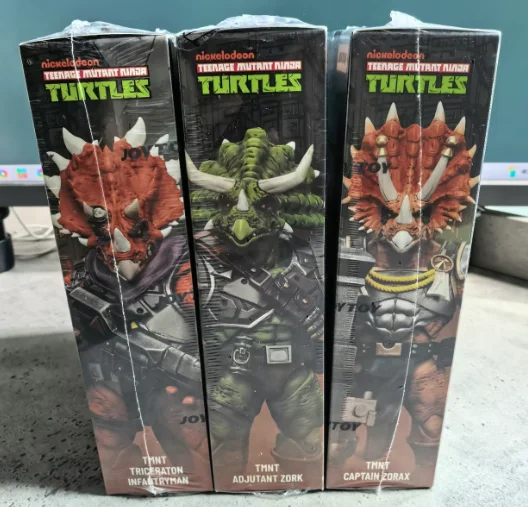 Фото 【SF】Фигурка JOYTOY 1/18 TMNT-Adjutant Zork Prime, модель-игрушка, подарок №1