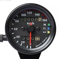 universal motorcycle speedometer odometer 12v motorcycle dual speed meter with led indicator speedometer motorcycle odometer