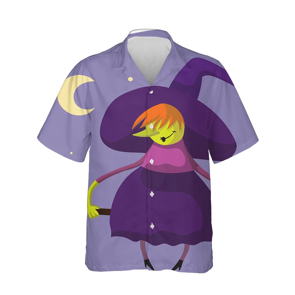 Jumeast 3D Halloween Festival Clothing Blouses Fashion Streetwear Mens Hawaiian Shirt Short Sleeve Breathable Casual Men Shirt