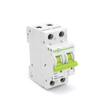 haom hot sale 2p 550v dc miniature circuit breakers mini home air switch din rail mounting overload short protection for pv syst