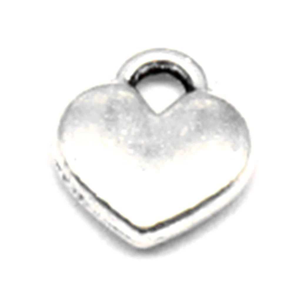 

300pcs Wholesale Jewelry Lots Small Peach Heart Charms Pendant Supplies For Jewelry Materials 7x8mm