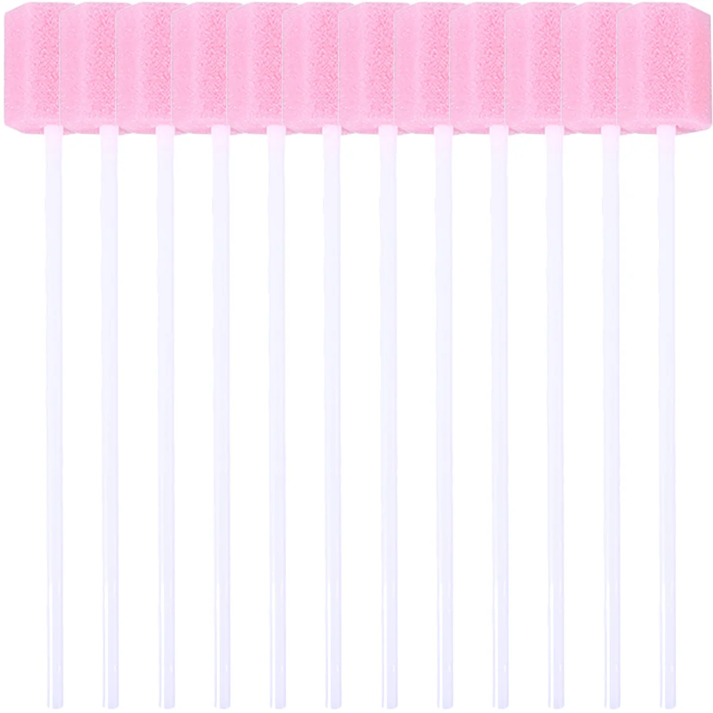 

80 Pcs Cleaning Sponge Disposable Sponges Mouth Swabs Oral Care Cotton Plastic People Tooth Tools