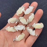 exquisite natural seawater shell seahorse pendant 12x22mm fashion making diy necklace earrings bracelet charm jewelry accessory
