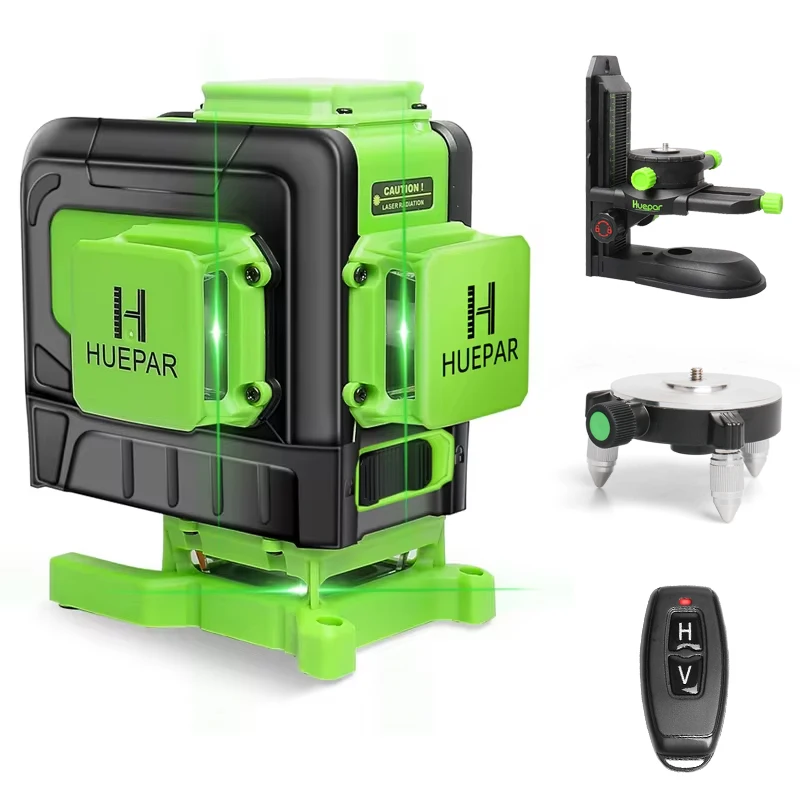 

Huepar 903DG 12-линейный зелёный лазерный уровень