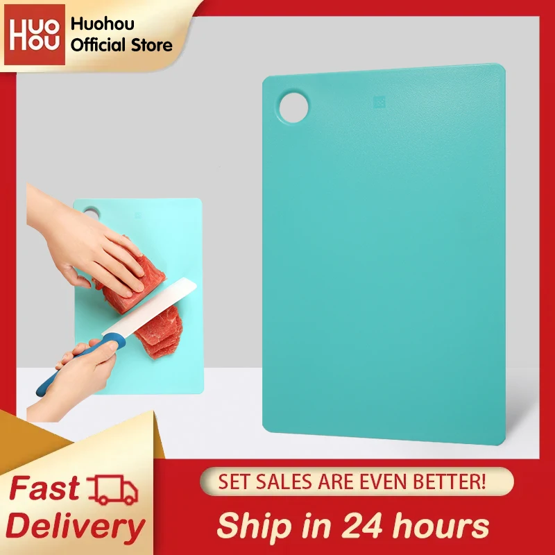 

Huohou Plastic Chopping Block Double-sided Antibacterial Cutting Board Household Kitchen Tools