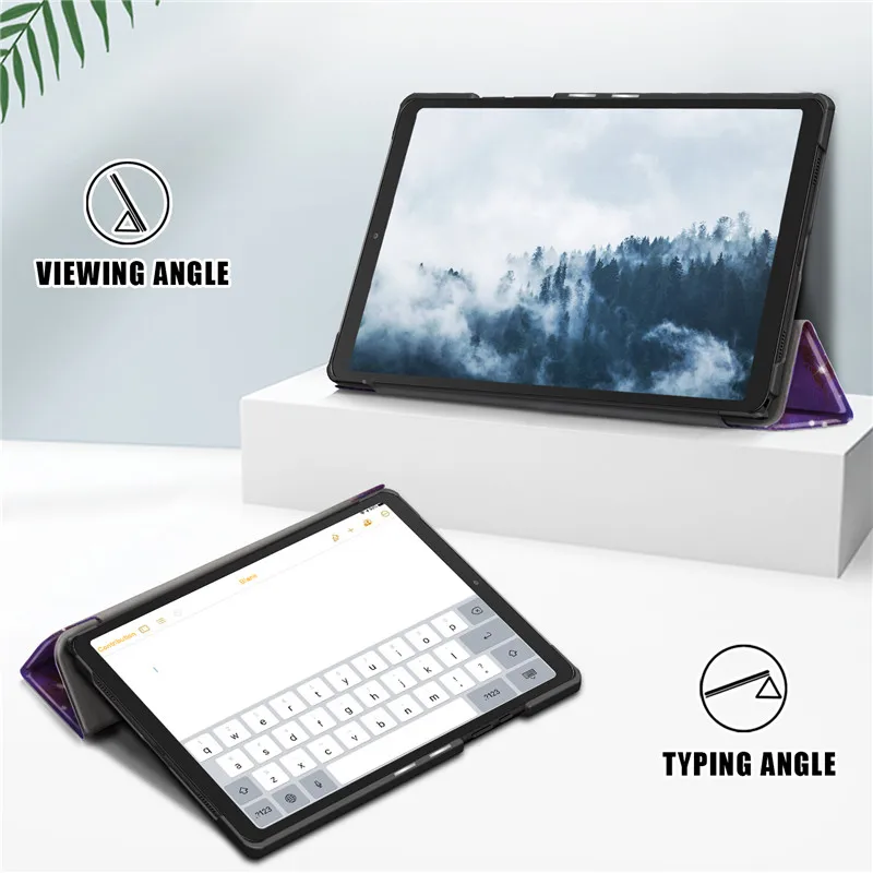 Для Galaxy Tab A8 Case SM-X200 X205 Smart Cover For Tablet Samsung A7 10 4 SM-T500 Funda S6 Lite 2022 P613 | Компьютеры и офис