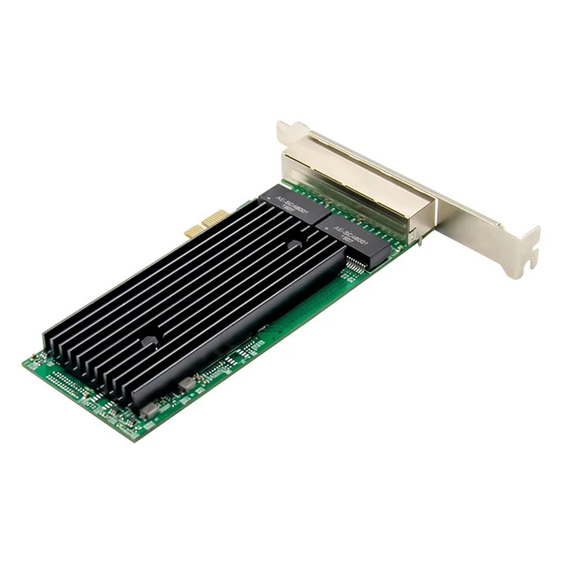 Четырехпортовый сервер PCI-E RJ45 1X PCIe X1 82576 чип 10/100/1000 Мбит/с четырехпортовый Lan