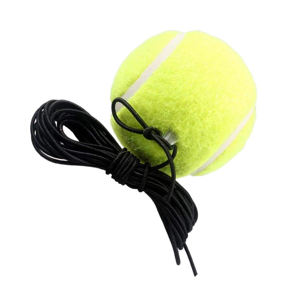 

Мяч для тенниса с эластичной лентой, портативный мяч для дома, улицы, двора, школы, парка, заднего двора, учебный инструмент для начинающих